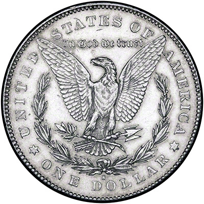 Reverse of 1878 - S American Morgan Type Silver Dollar