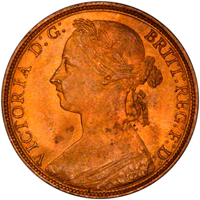 Obverse of 1882 Penny