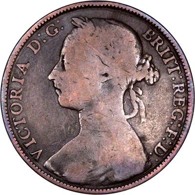 Obverse of 1886 Penny