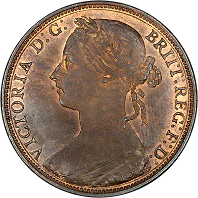 Obverse of 1887 Penny