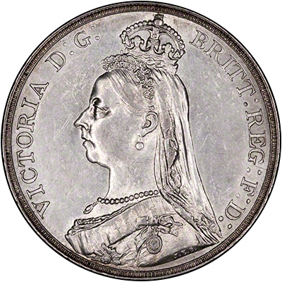 Obverse of 1889 Crown