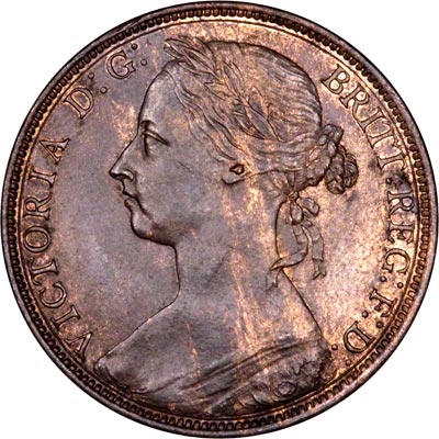 Obverse of 1889 Penny