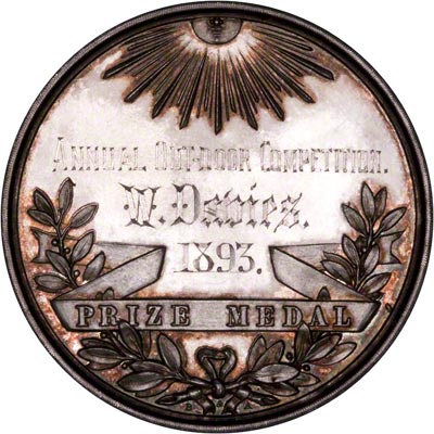 Reverse of Birkenhead Photographic Association Medallion