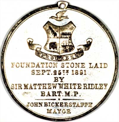 Reverse of Blackpool Tower Medallion