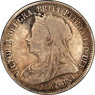 Obverse of 1895 Shilling