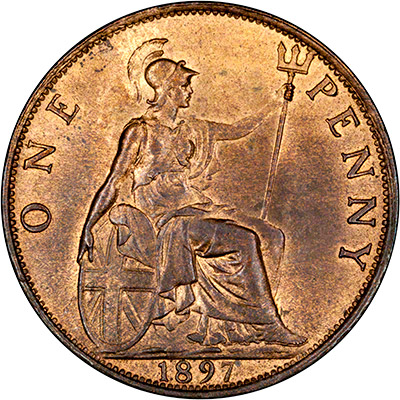 Reverse of 1897 Penny