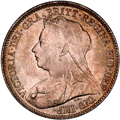 Obverse of 1897 Sixpence