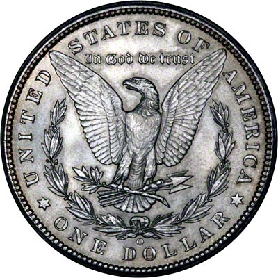 Reverse of 1900 - O American Morgan Type Silver Dollar