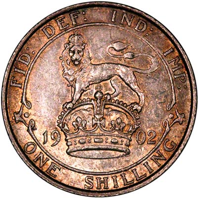 Reverse of 1902 Shilling