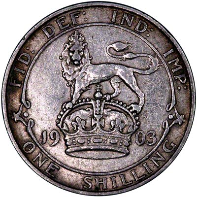 Reverse of 1903 Shilling