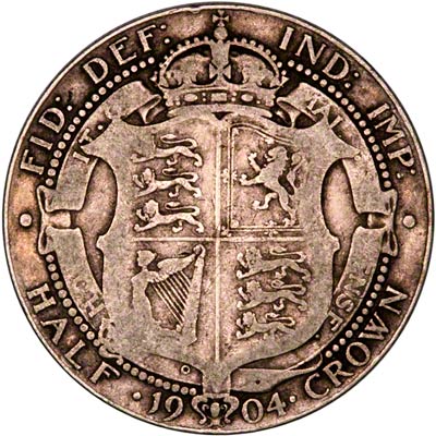 Reverse of 1904 Half Crown