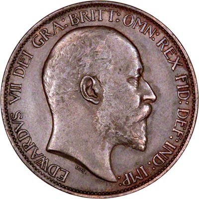 Obverse of 1904 Half Penny