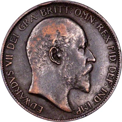Obverse of 1905 Penny