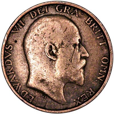 Obverse of 1905 Shilling