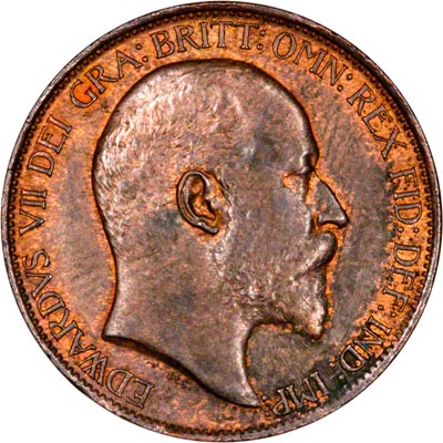 Obverse of 1907 Half Penny
