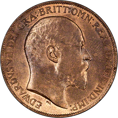 Obverse of 1908 Penny