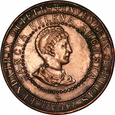 Reverse of 1909 York Historical Pageant Medallion