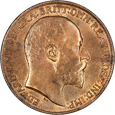 Obverse of 1910 Penny