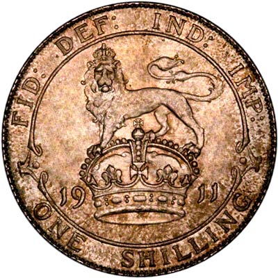 Reverse of 1911 Shilling
