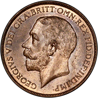 Obverse of 1912 H Penny