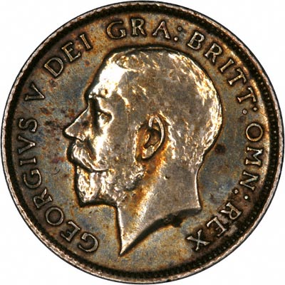 Obverse of 1914 Sixpence