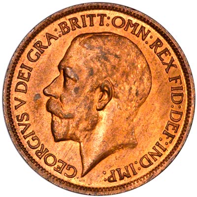 Obverse of 1916 Half Penny