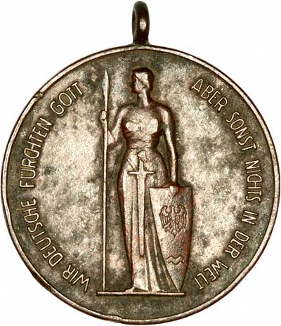 Obverse of 1918 German Medallion