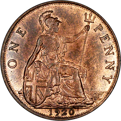 Reverse of 1920 Penny