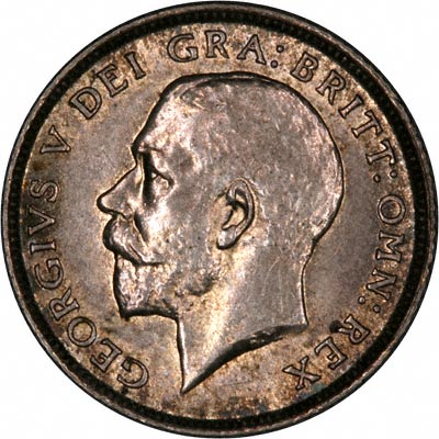 Obverse of 1923 Sixpence