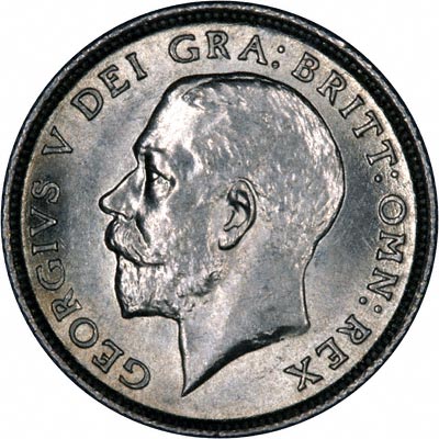 Obverse of 1924 Sixpence