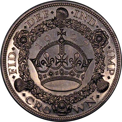 Reverse of 1927 Crown