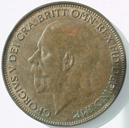 Modified Obverse on 1927 Penny