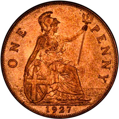 Reverse of 1927 Penny