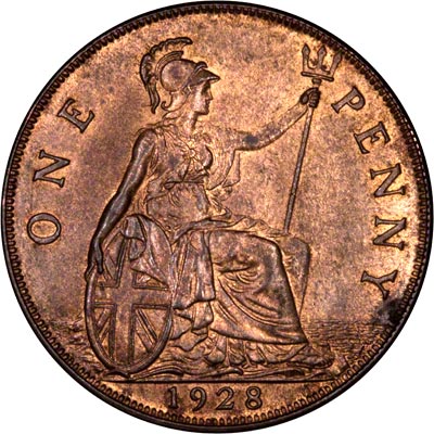 Reverse of 1928 Penny