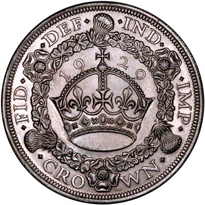 Reverse of 1929 Crown