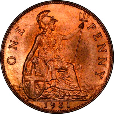 Reverse of 1931 Penny