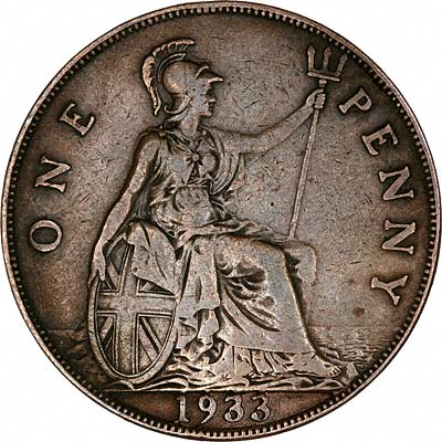 Reverse of Pseudo 1933 Penny