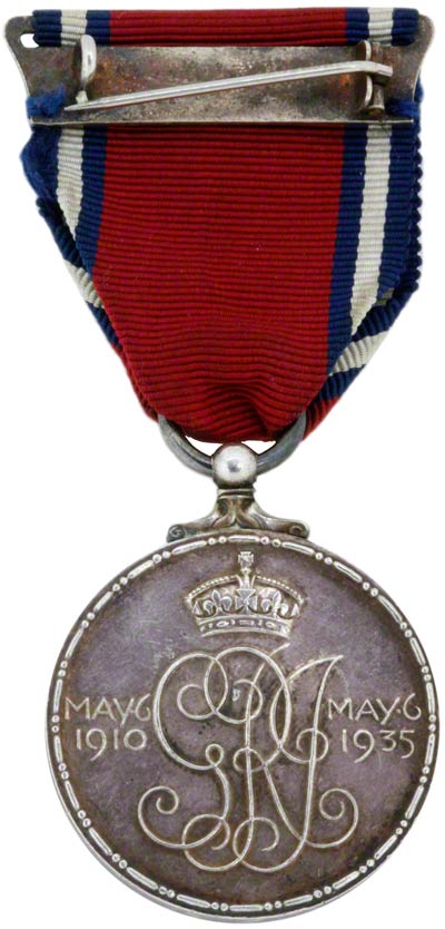 Reverse of 1937 Coronation Medal