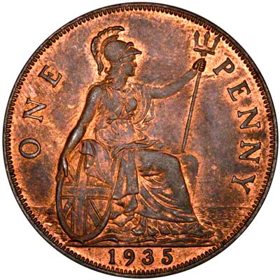 Reverse of 1935 Penny