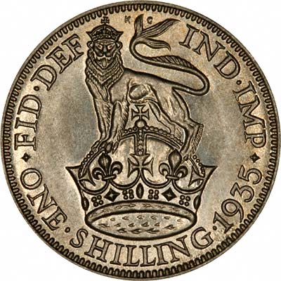 Reverse of 1935 Shilling