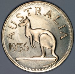 Reverse of 1936 Pattern Crown for Australia