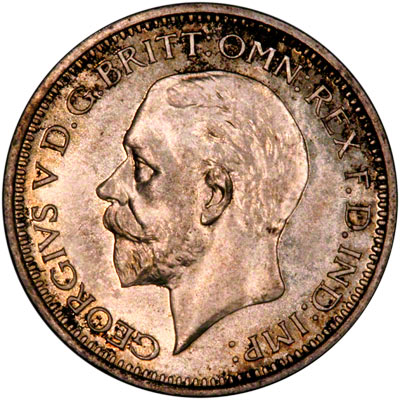 Obverse of 1936 Maundy Fourpence