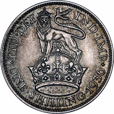 Reverse of 1936 Shilling