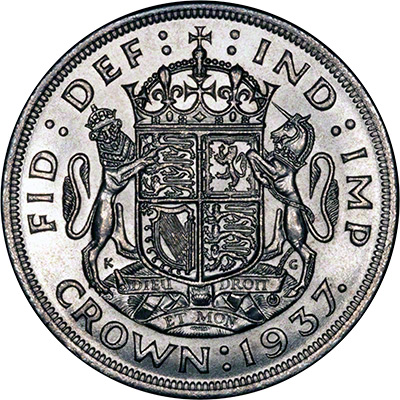 Reverse of 1937 Coronation Crown