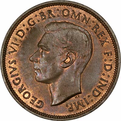 Obverse of 1938 Penny