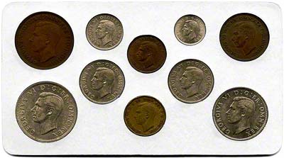 Obverse of 1939 Average Plus Coin Set