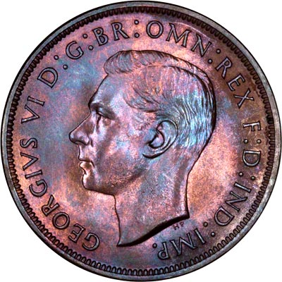 Obverse of 1940 Penny