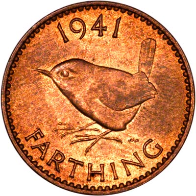 Reverse of 1941 Farthing