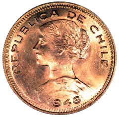 1946 Chile 100 Pesos