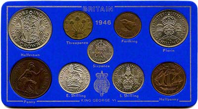 Obverse of 1946 Selected Coin Set